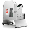 HEASOME Commercial Vegetable Slicer Machine Electric Automatic Onion Slicer with Conveyor Belt 1.5-35mm for Kitchen Plug