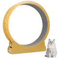 HEASOME Exercise Wheel with Carpeted Track, Interactive Indoor Treadmill for Kitten Fitness and Active Play