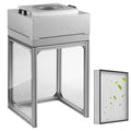 HEASOME Vertical Laminar Flow-hood Fan-filter-unit Air Flow Clean Bench Hepa Filter for Mycology and Mushroom Room 23.6x23.6x29.1in Working Area