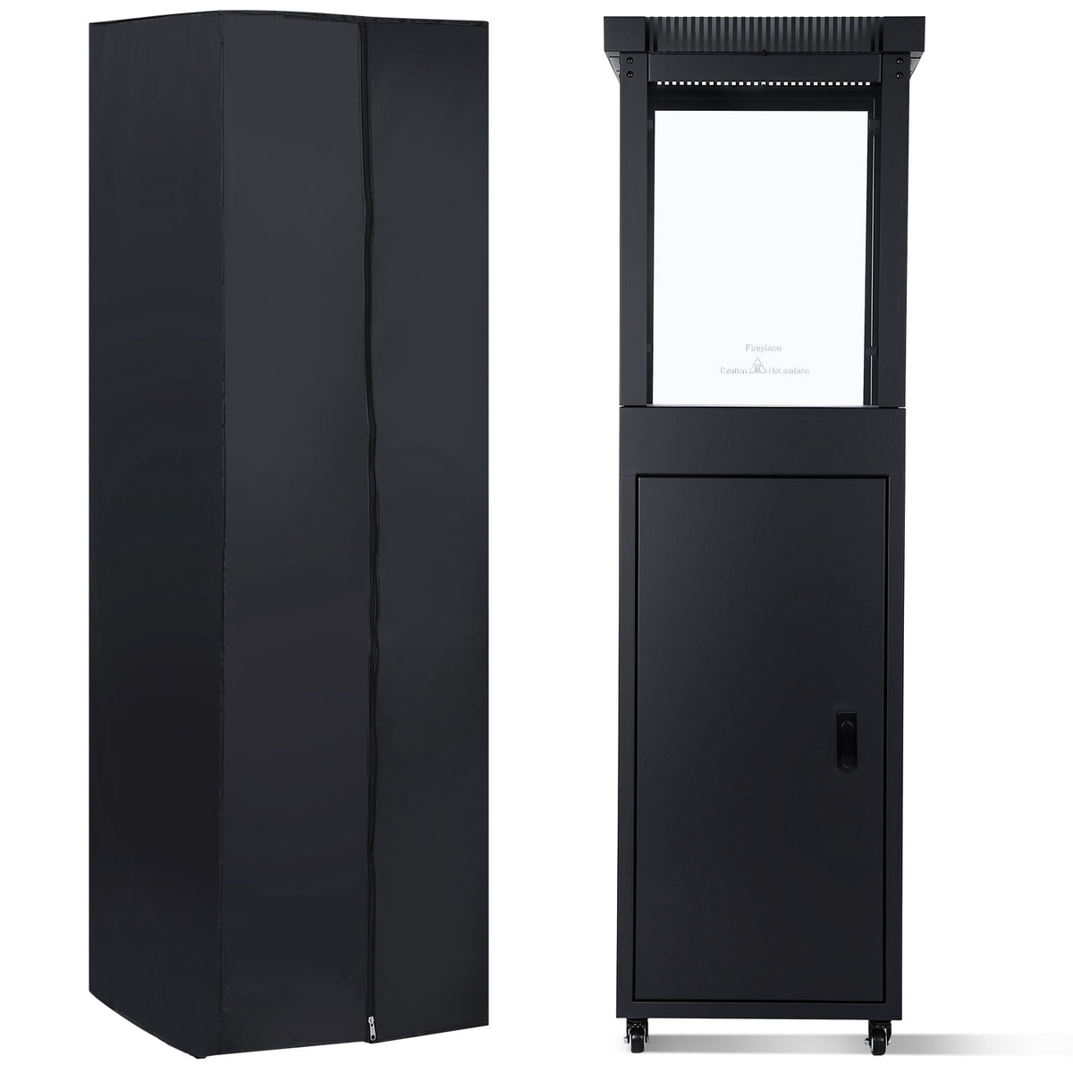 HEASOME Patio Propane Heater for Outdoor Use Outside Fire Pit Fireplace Table Top Heater