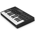 HEASOME Midi Keyboard Controller 25 Key Portable Mini Bluetooth & USB Midi Piano, 8 Knobs and Music Production Software for Computer Recording, Music Production