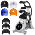 HEASOME Semi-Automatic Hat Heat Press Printing Machine Cap Transfer Sublimation Press with Digital Timer & Temperature Control Equipped with Multiple Replacement Platens US Plug