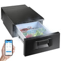 HEASOME 1.1cu. ft.  12V Drawer Refrigerator, APP Control 12V RV Fridge Freezer (-4¨H-68¨H), Portable Car Refrigerator for Truck Van SUV Camping Travel 12/24V DC